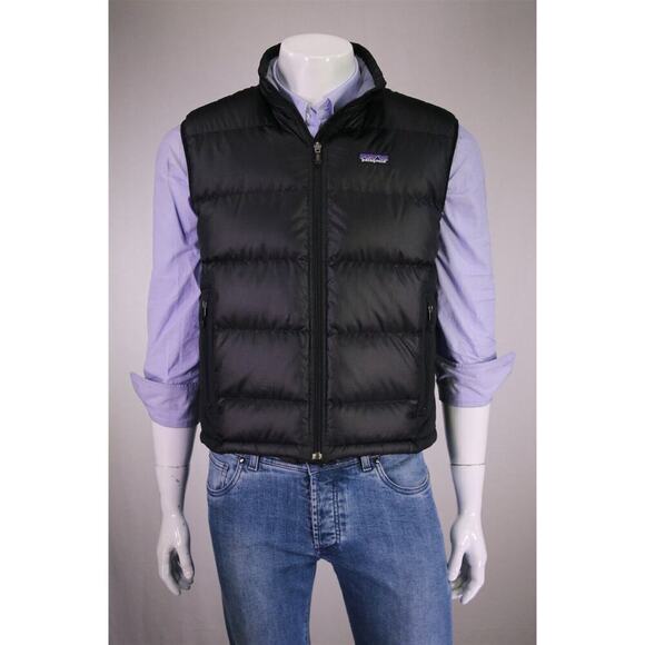 Patagonia Men's Black Down Puffer Vest 84631 Small